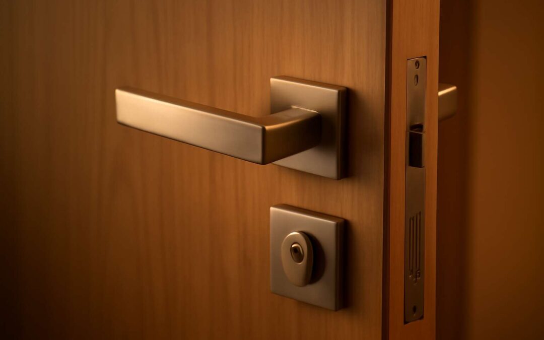 Unlock convenience with door locks that can be opened from both sides.