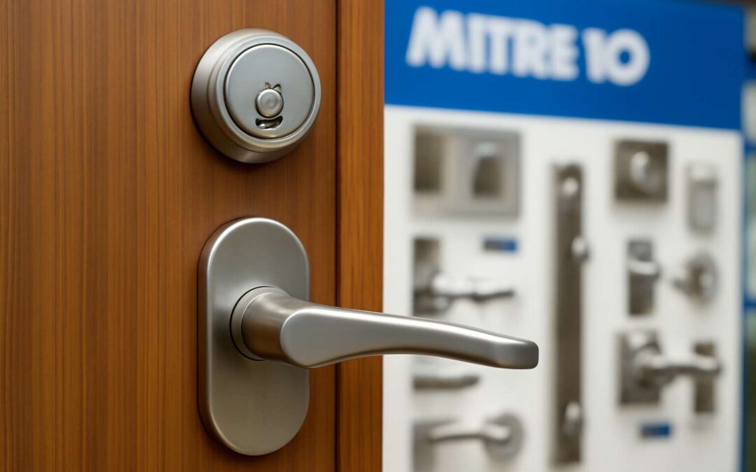 security door locks mitre 10