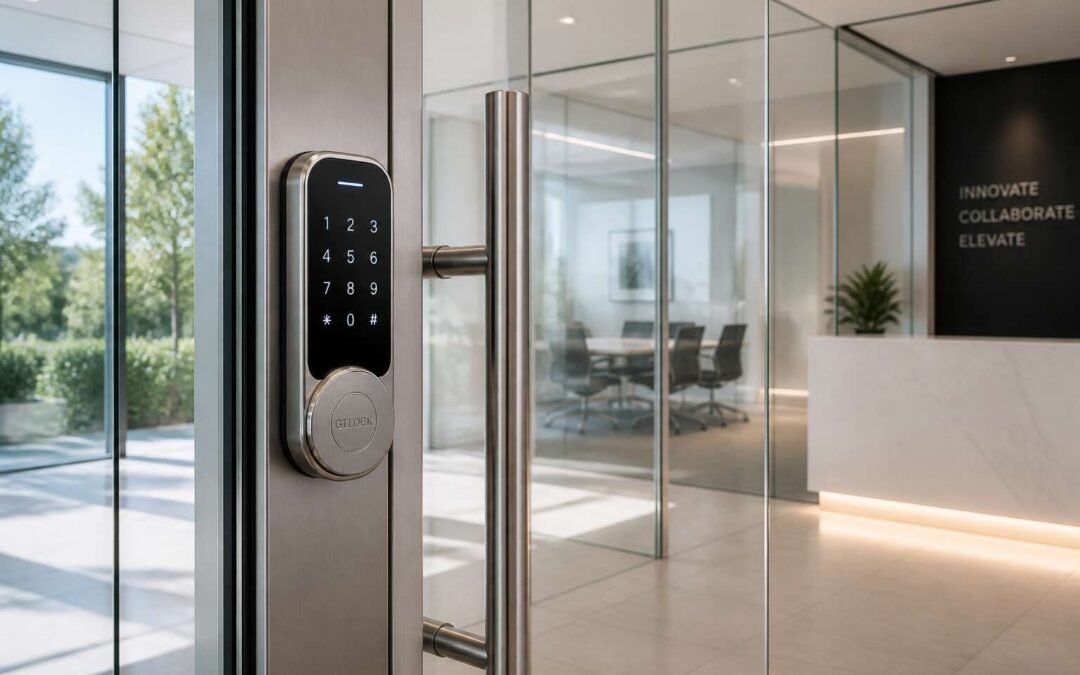 security glass door locks