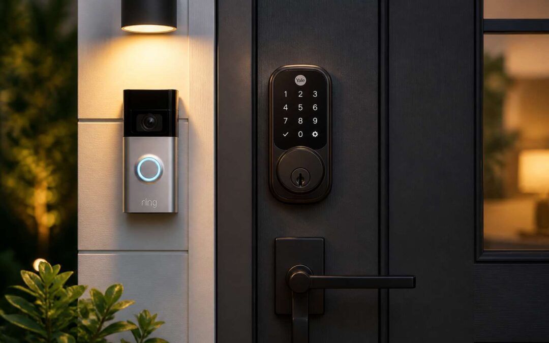 Secure your home with door locks compatible with ring.
